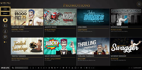 Wild Card City Casino Promos